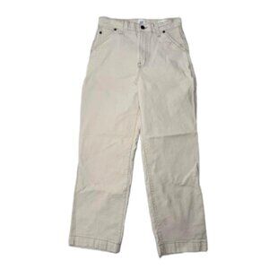 Gap Beige Carpenter Straight Leg High Waist Pants Size 4 #1969